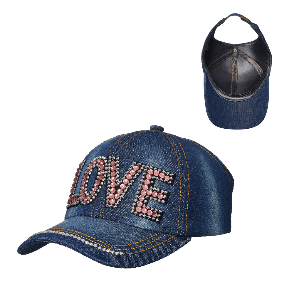 fh065_extra_003 "Arria Backless Baseball Cap - Satin Lined Ponytail Hat for Curly & Natural Hair - Adjustable Open Back Sun Hat for High Bun, Updos & Top Knots, package back."