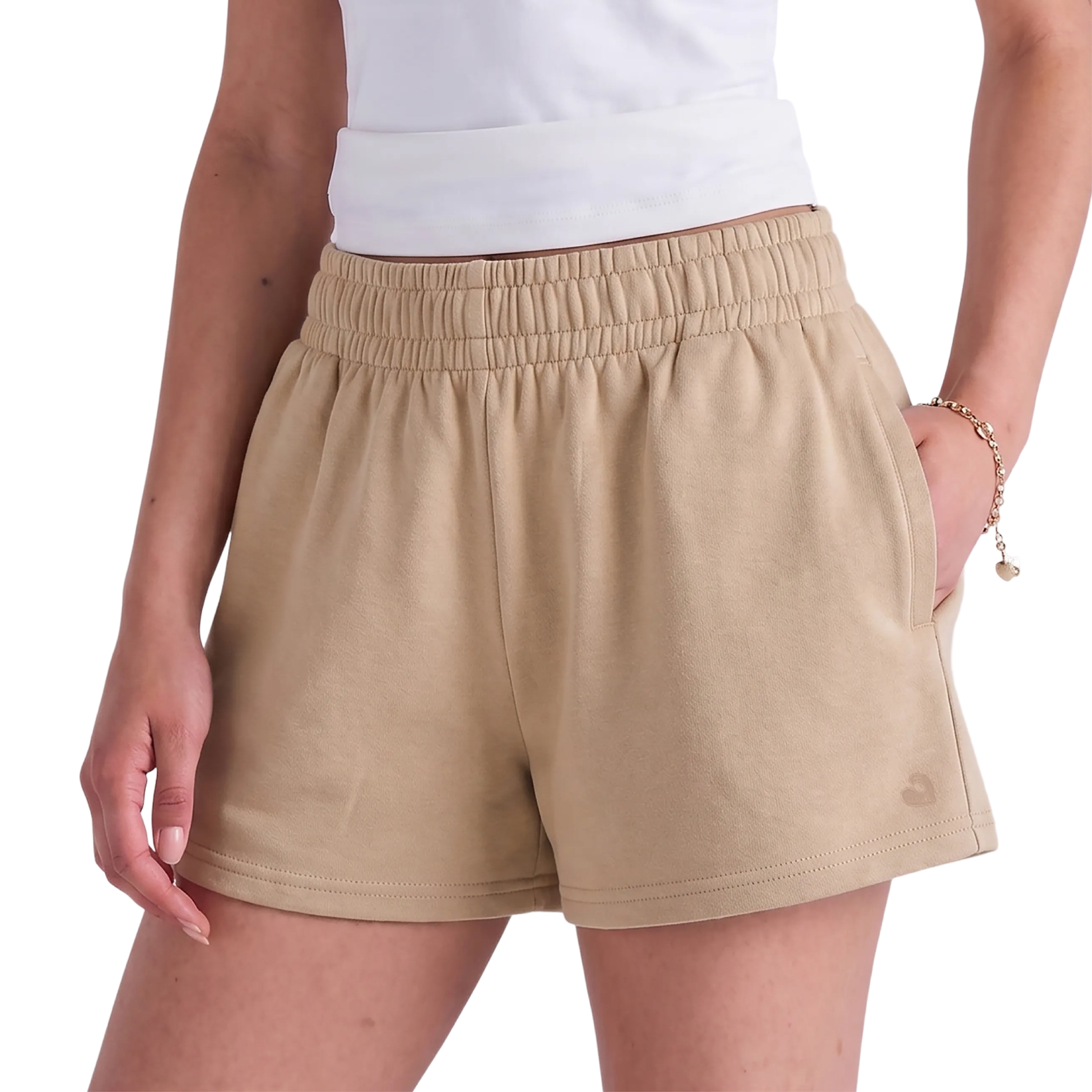 fh556_fh557_fh558_fh559_fh560_main"Arria Cozy French Terry Convertible Relaxed Sweat Shorts product view."