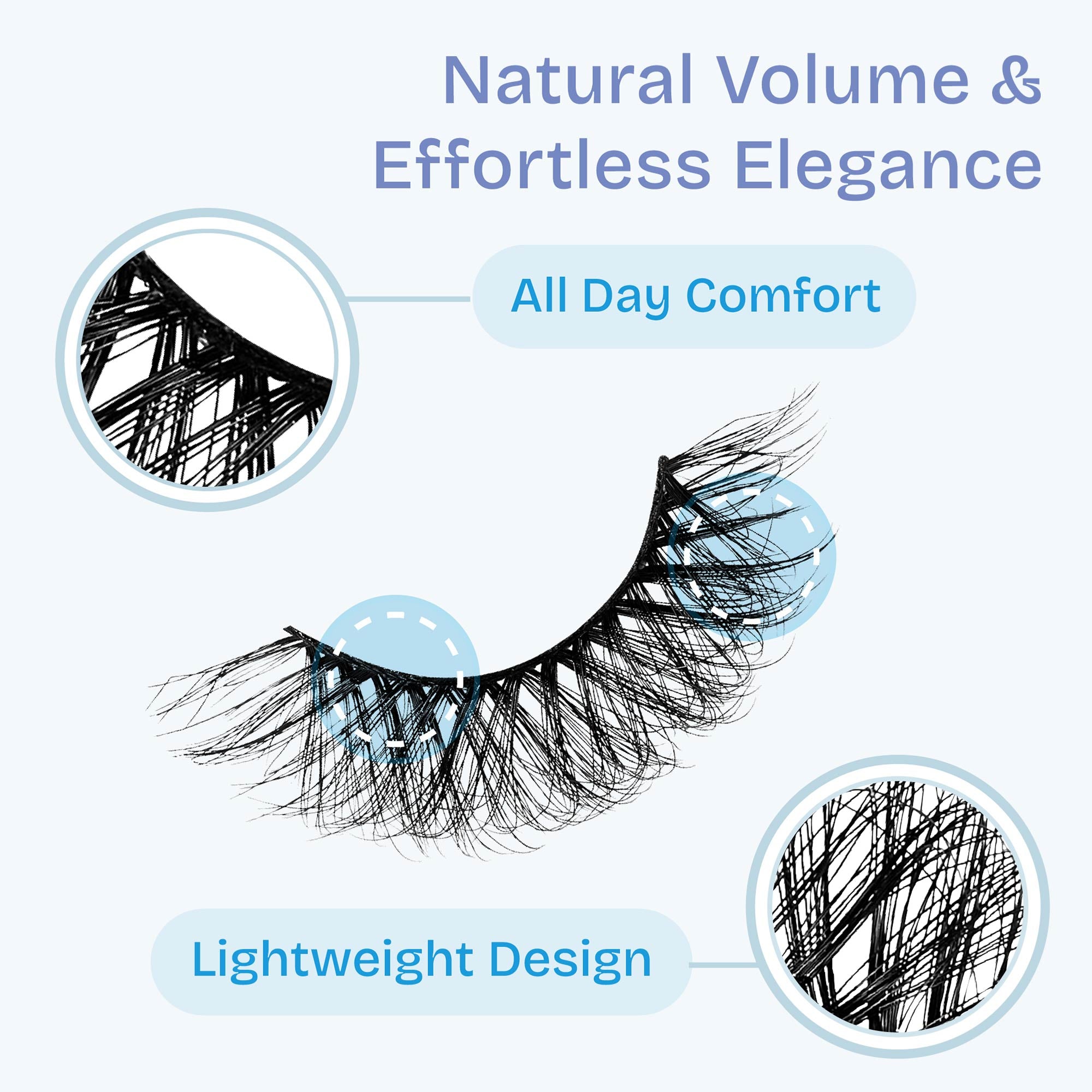 displayall_image_002 "Broadway False Lashes Multipack - Faux Mink Wispy Volume Strip Eyelashes product view."