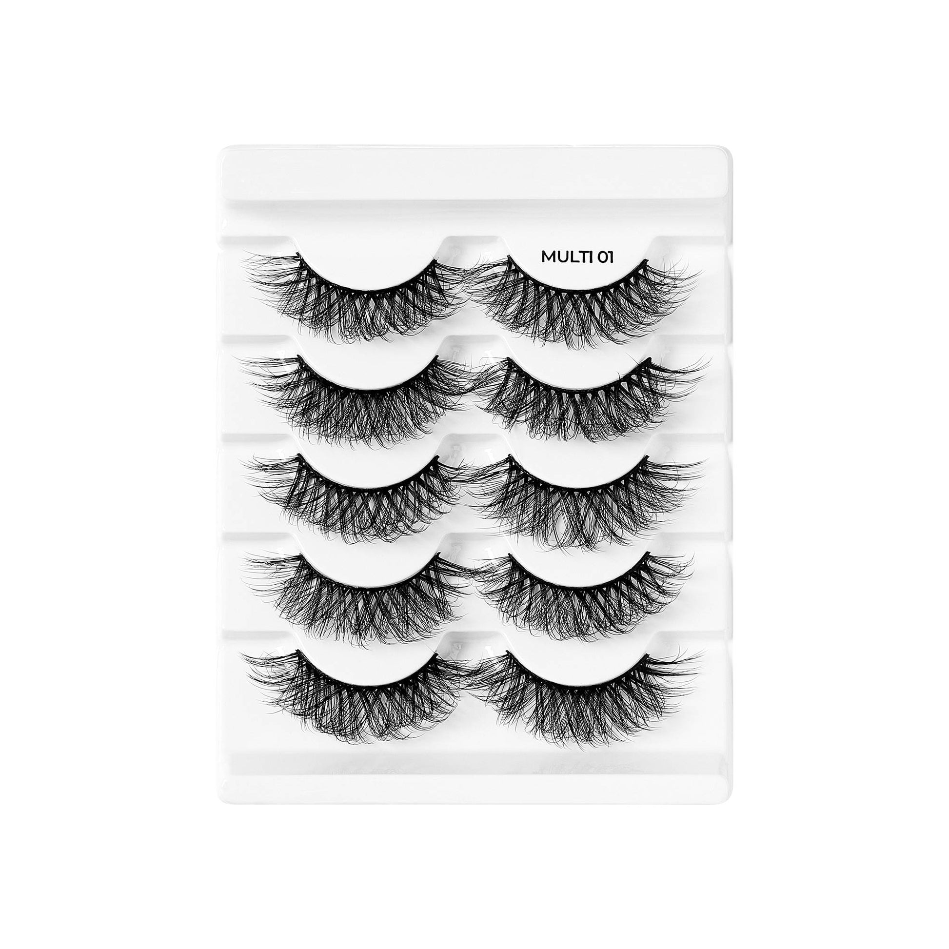 BWYM01_extra_009 "Broadway False Lashes Multipack - Faux Mink Wispy Volume Strip Eyelashes product view."