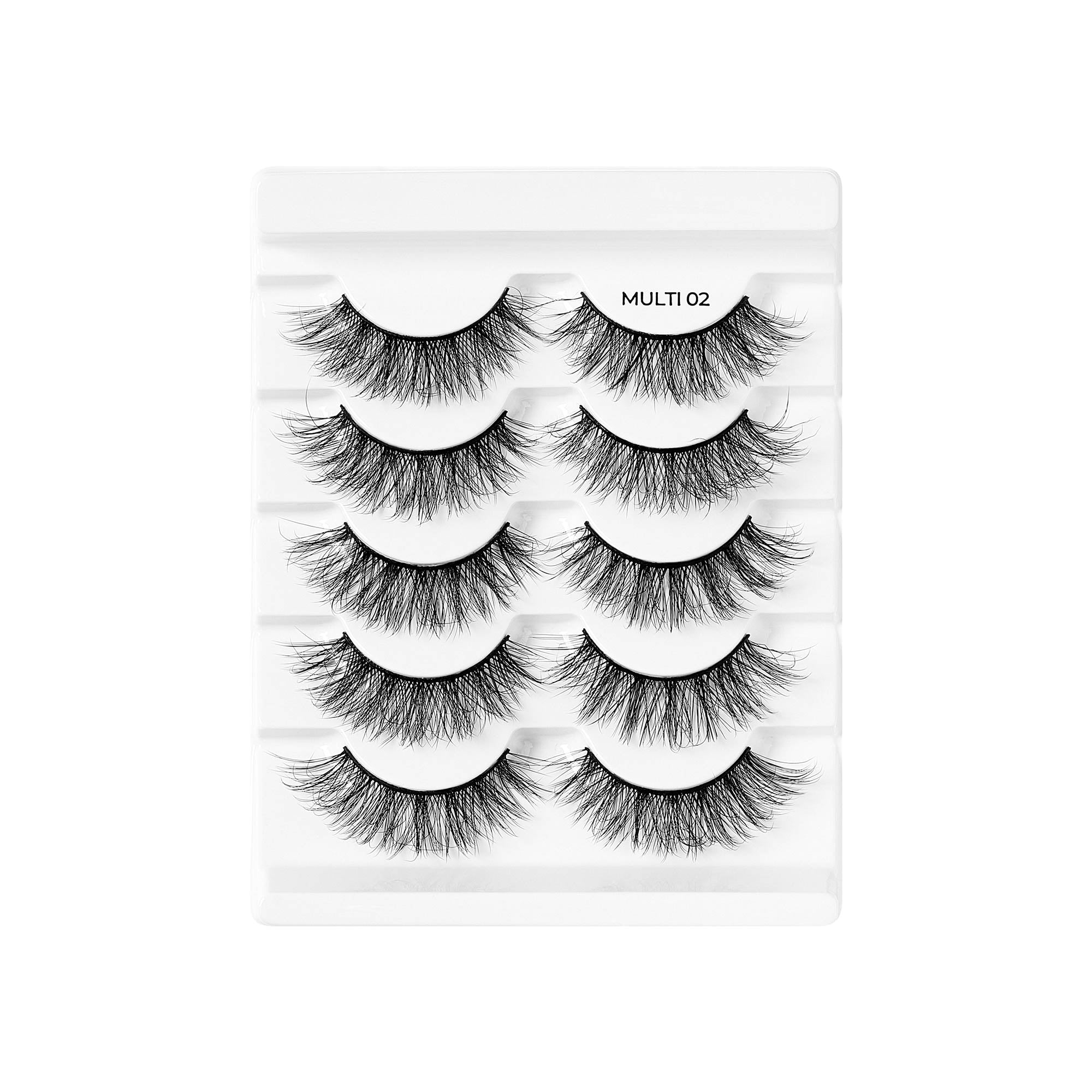 BWYM02_extra_009 "Broadway False Lashes Multipack - Faux Mink Wispy Volume Strip Eyelashes product view."