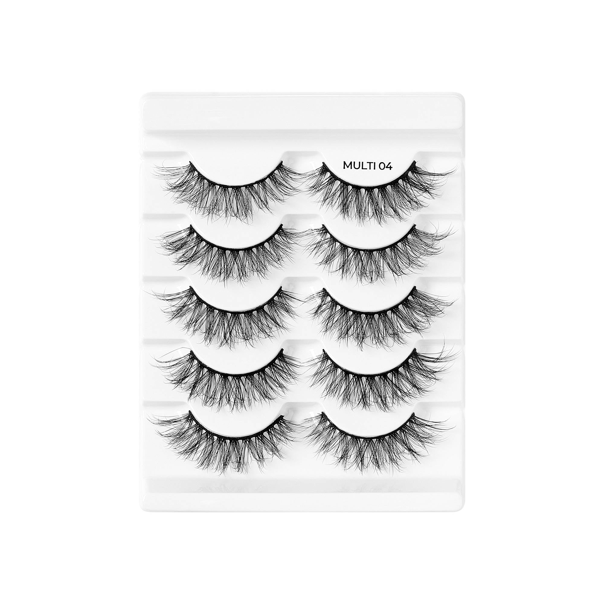 BWYM04_extra_009 "Broadway False Lashes Multipack - Faux Mink Wispy Volume Strip Eyelashes product view."