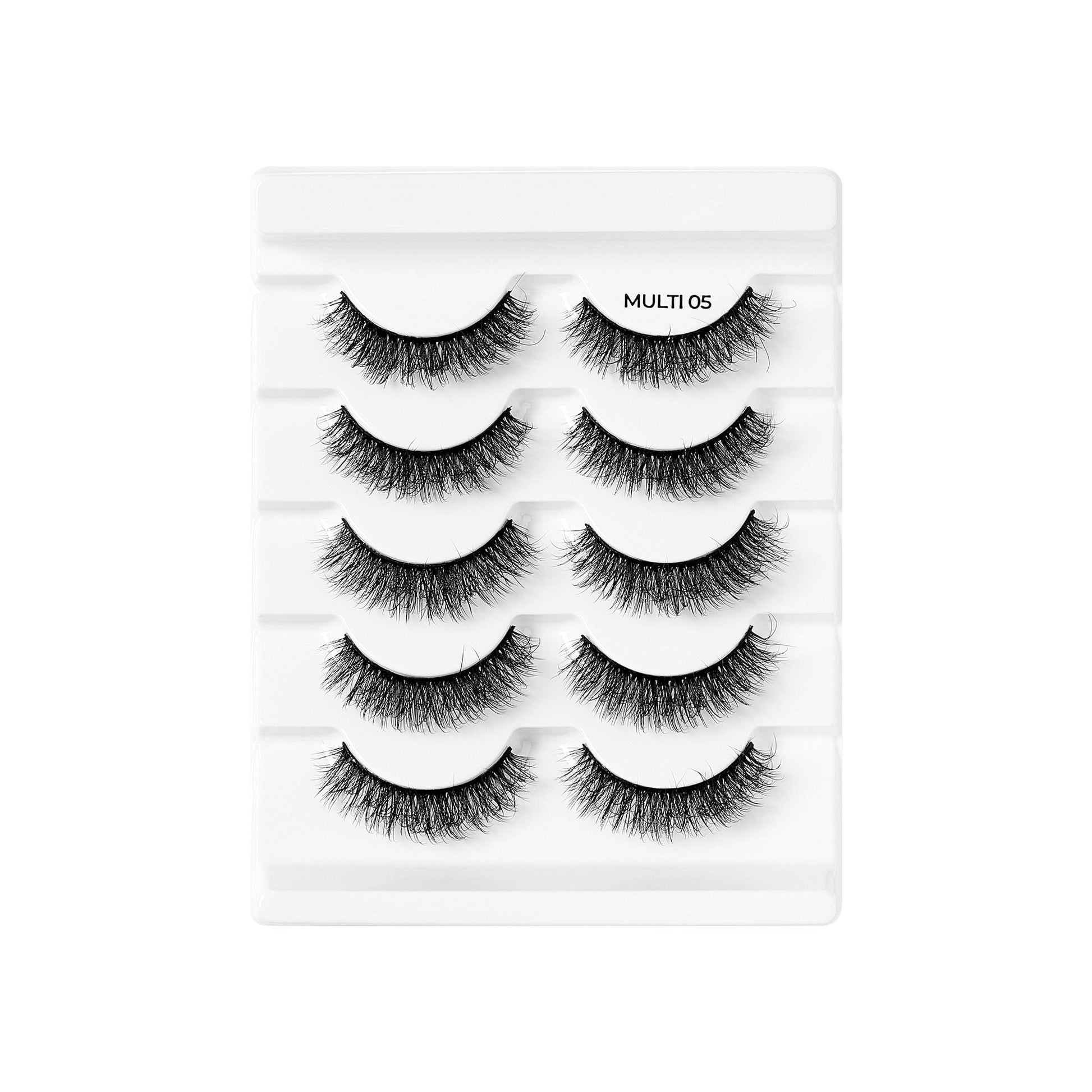 BWYM05_extra_009 "Broadway False Lashes Multipack - Faux Mink Wispy Volume Strip Eyelashes product view."