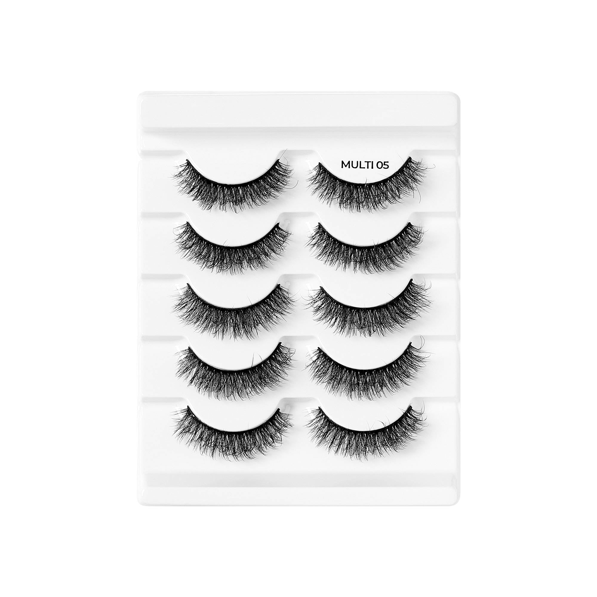 BWYM05_extra_009 "Broadway False Lashes Multipack - Faux Mink Wispy Volume Strip Eyelashes product view."