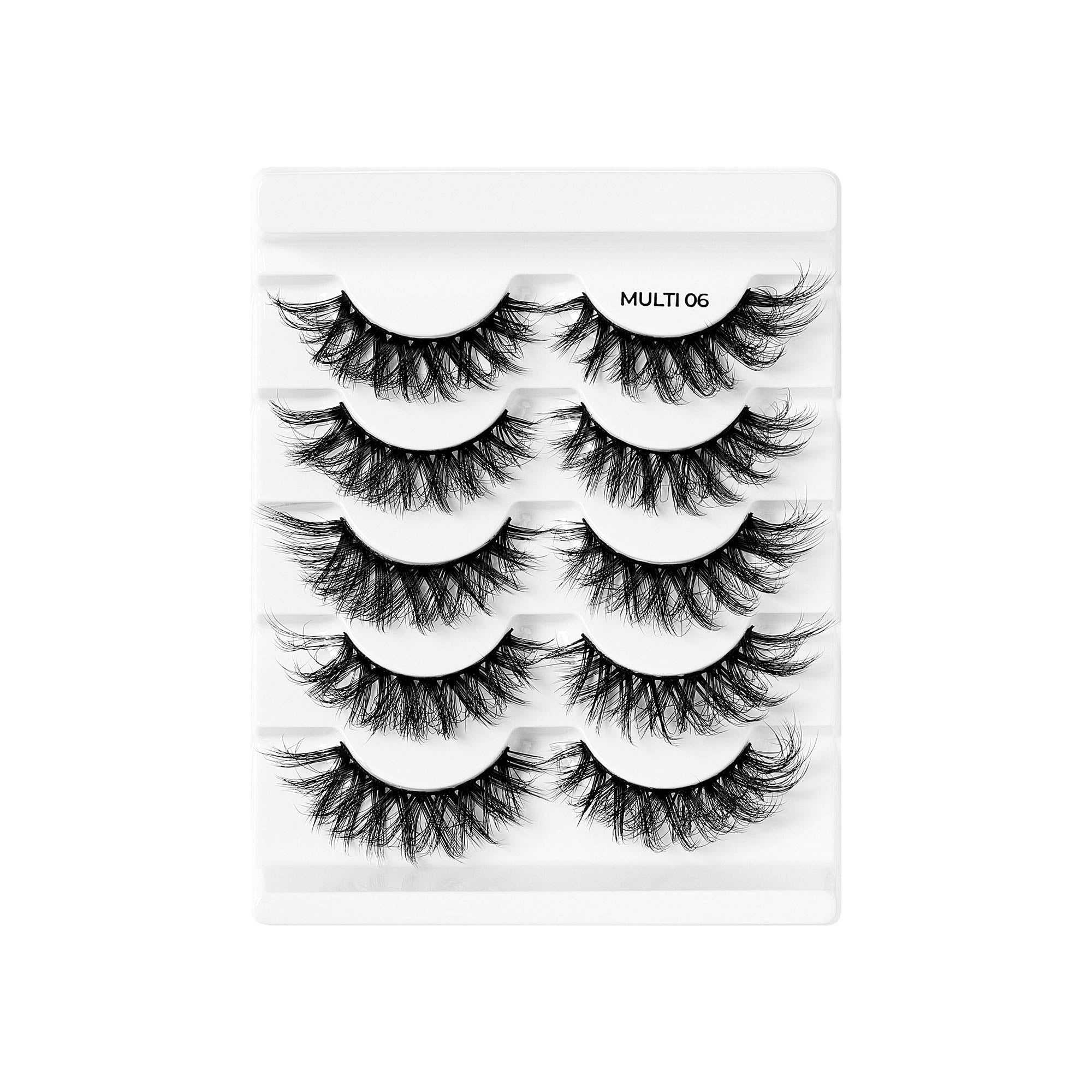 BWYM06_extra_009 "Broadway False Lashes Multipack - Faux Mink Wispy Volume Strip Eyelashes product view."