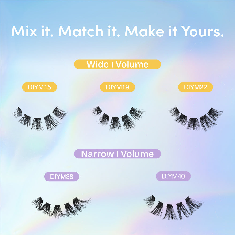 displayall_image_005 "Broadway DIY Lash Clusters Mega Pack - 9-16mm Assorted Individual Lash Extensions product view."