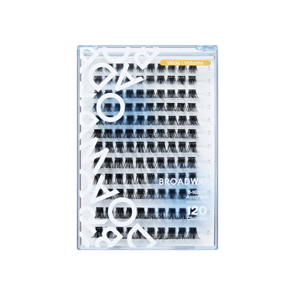 diym15_extra_009 "Broadway DIY Lash Clusters Mega Pack - 9-16mm Assorted Individual Lash Extensions, package front."
