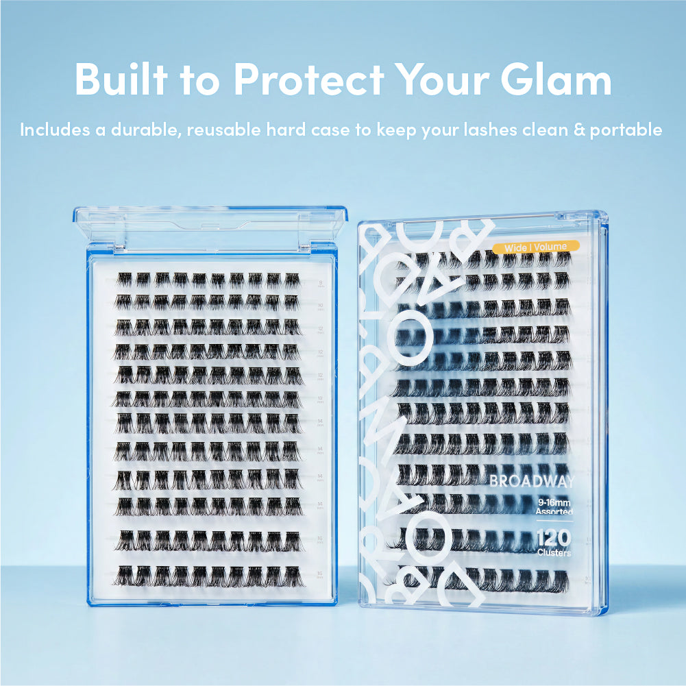 displayall_image_006 "Broadway DIY Lash Clusters Mega Pack - 9-16mm Assorted Individual Lash Extensions product view."