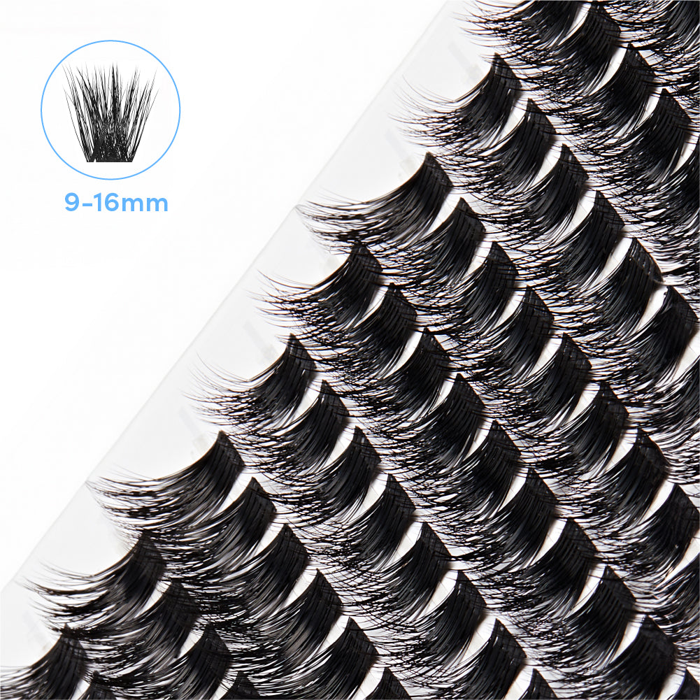 diym19_extra_001 "Broadway DIY Lash Clusters Mega Pack - 9-16mm Assorted Individual Lash Extensions product view."