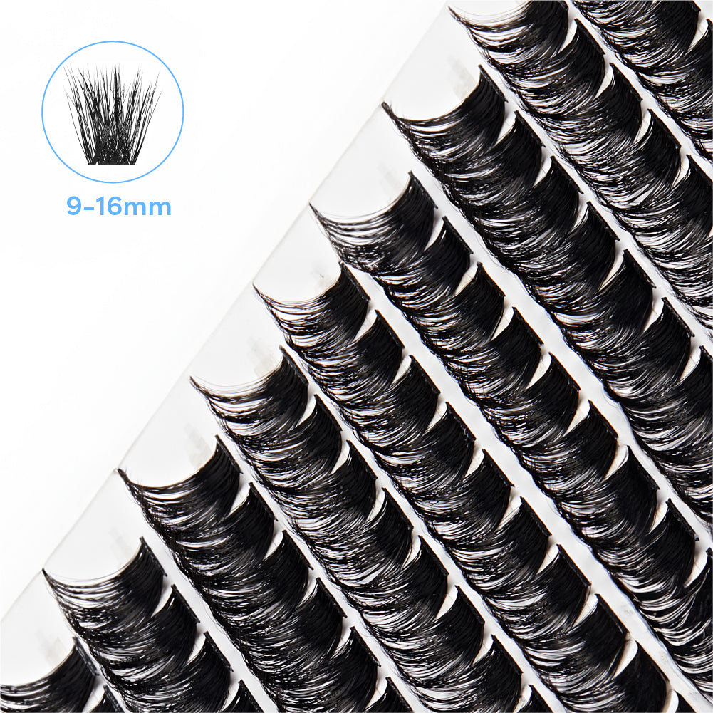 diym22_extra_002 "Broadway DIY Lash Clusters Mega Pack - 9-16mm Assorted Individual Lash Extensions product view."