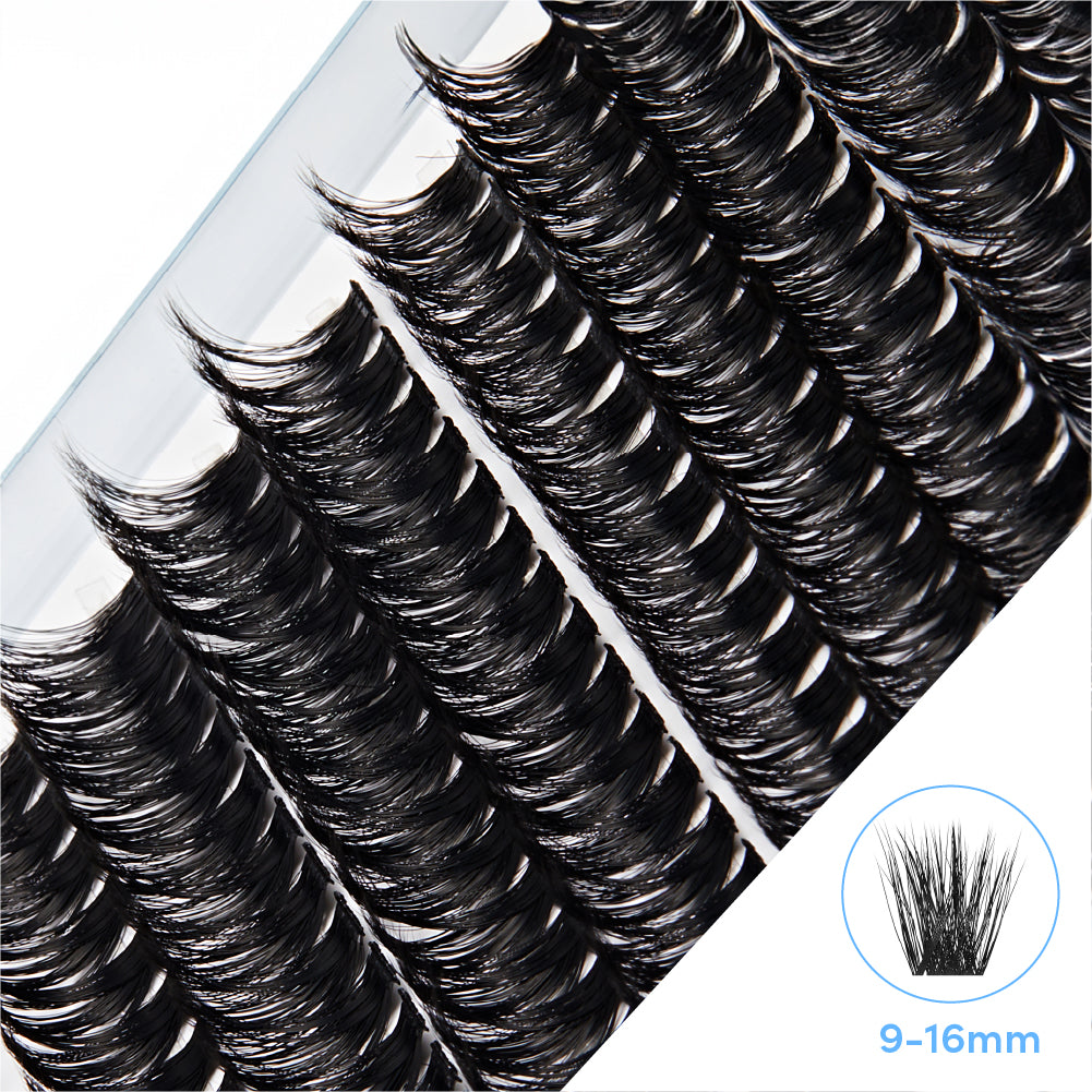 diym40_extra_002 "Broadway DIY Lash Clusters Mega Pack - 9-16mm Assorted Individual Lash Extensions product view."