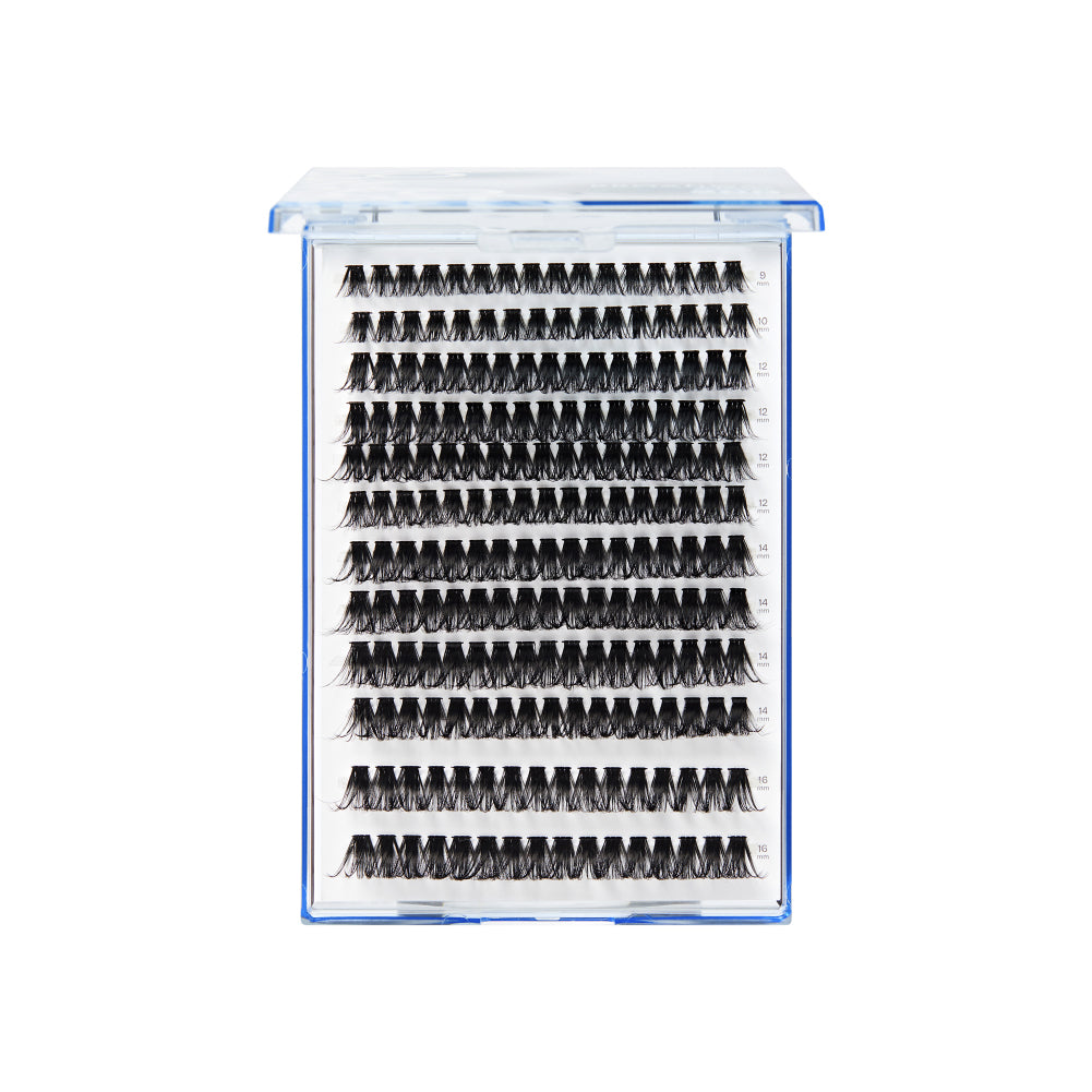 diym40_extra_008 "Broadway DIY Lash Clusters Mega Pack - 9-16mm Assorted Individual Lash Extensions product view."