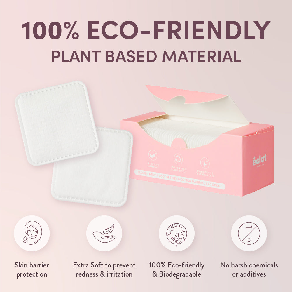 Extra Large Cotton Squares – Dual-Sided, Soft & Durable Cotton Pads for Skincare & Cleansing