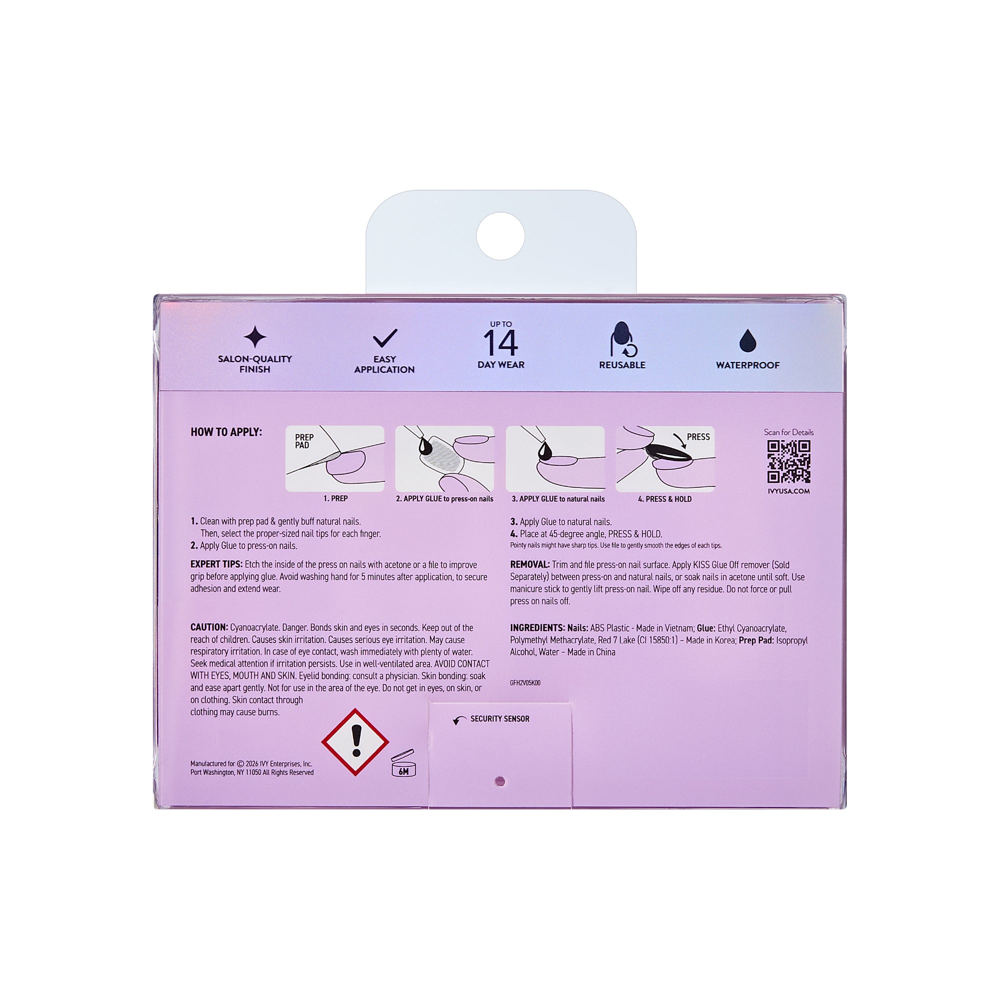 Gold Finger Glitzy 3D Handmade Press-On Nails – White Flower & Gem French (X-Long Square)