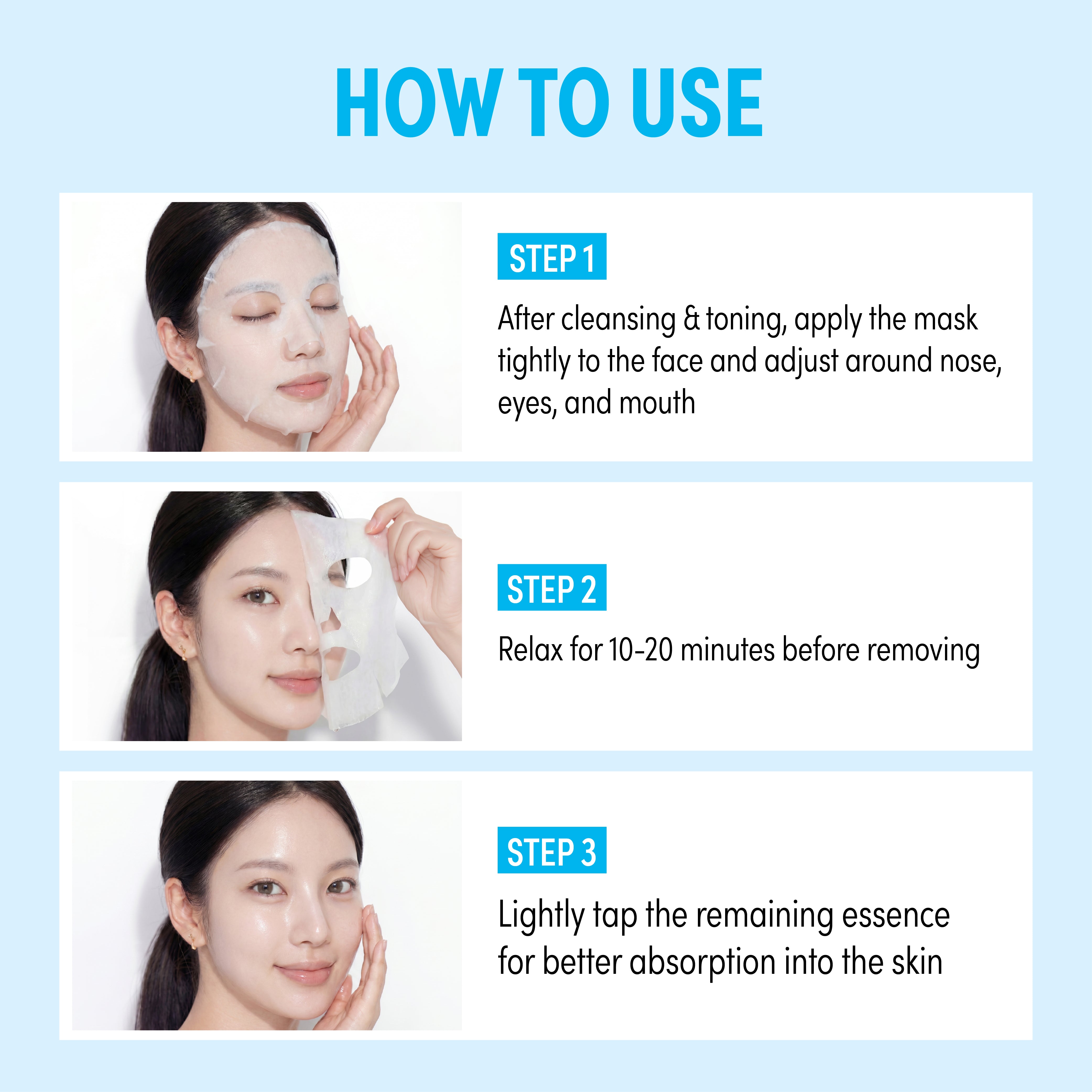 KISS NEW YORK Glow Skin Renewal Snail Mucin Intensive Serum Sheet Mask(6 Sheets) - Hydrating & Firming Korean Face Mask with Allantoin