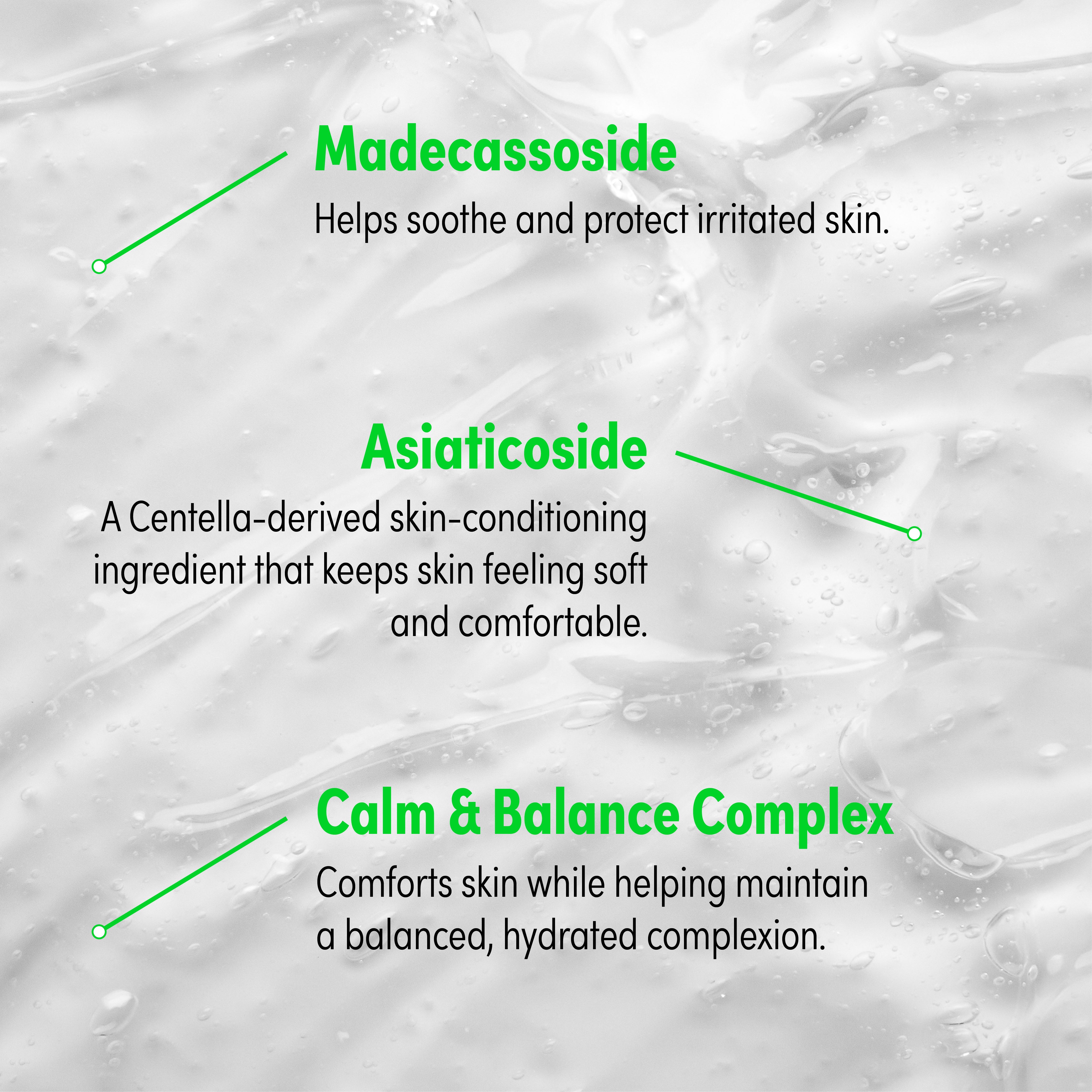 KISS NEW YORK Calm & Balanced Madecassoside Intensive Serum Sheet Mask(6 Sheets)- Soothing & Barrier Repair Cica Face Mask