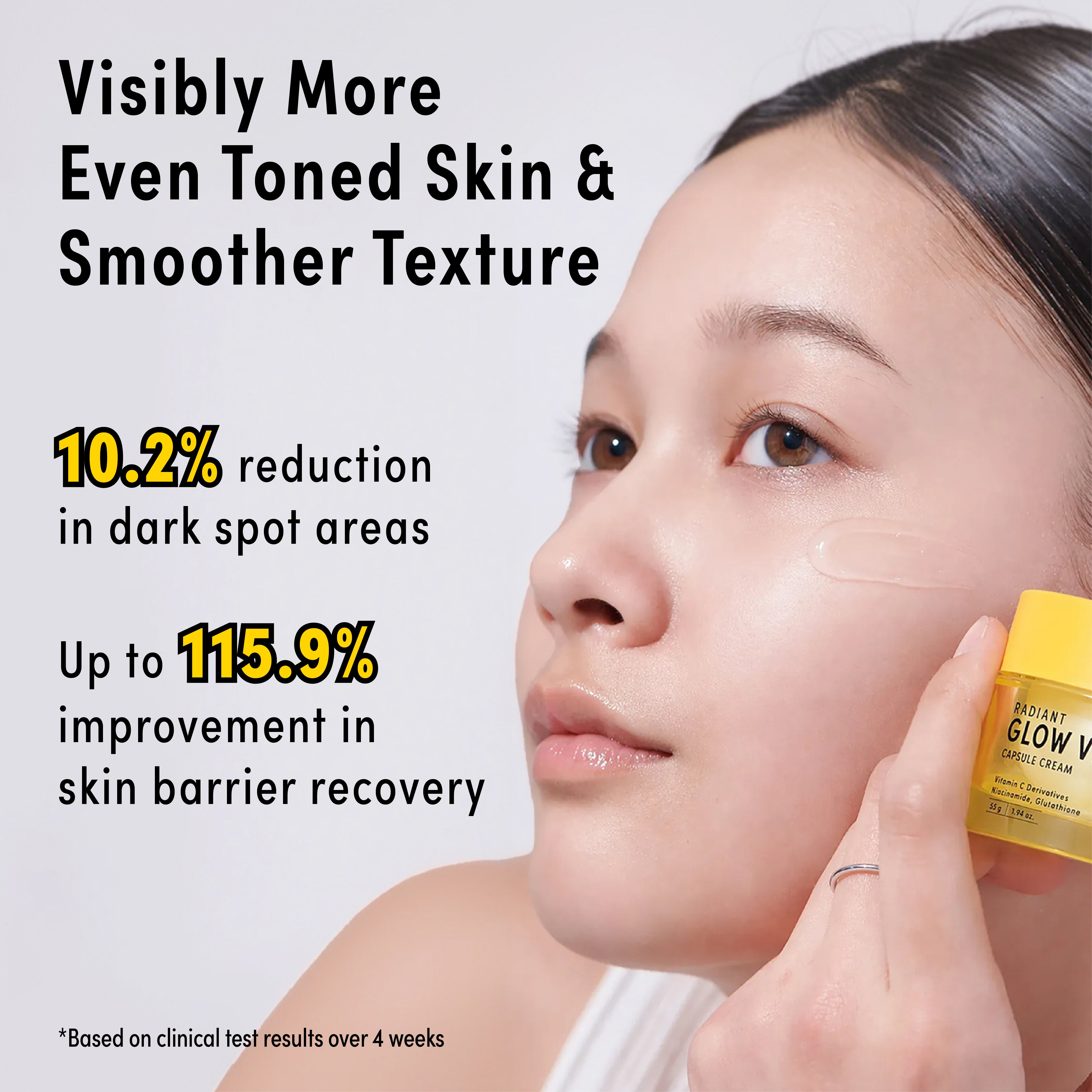 KISS NEW YORK K-Beauty Radiant Glow Vita Capsule Cream (55g) - Custom Brightening & Plumping