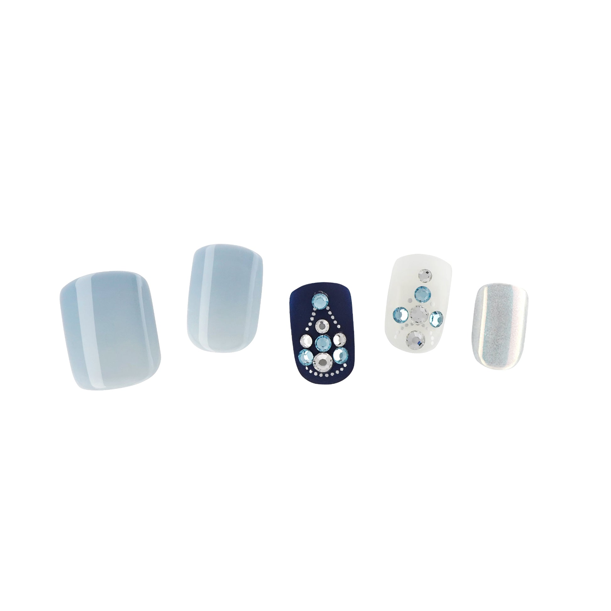 KPNA31K_extra_002"Kiss New York Press & Go Nails - Rhinestone & Pearl / #KPNA31K product view."