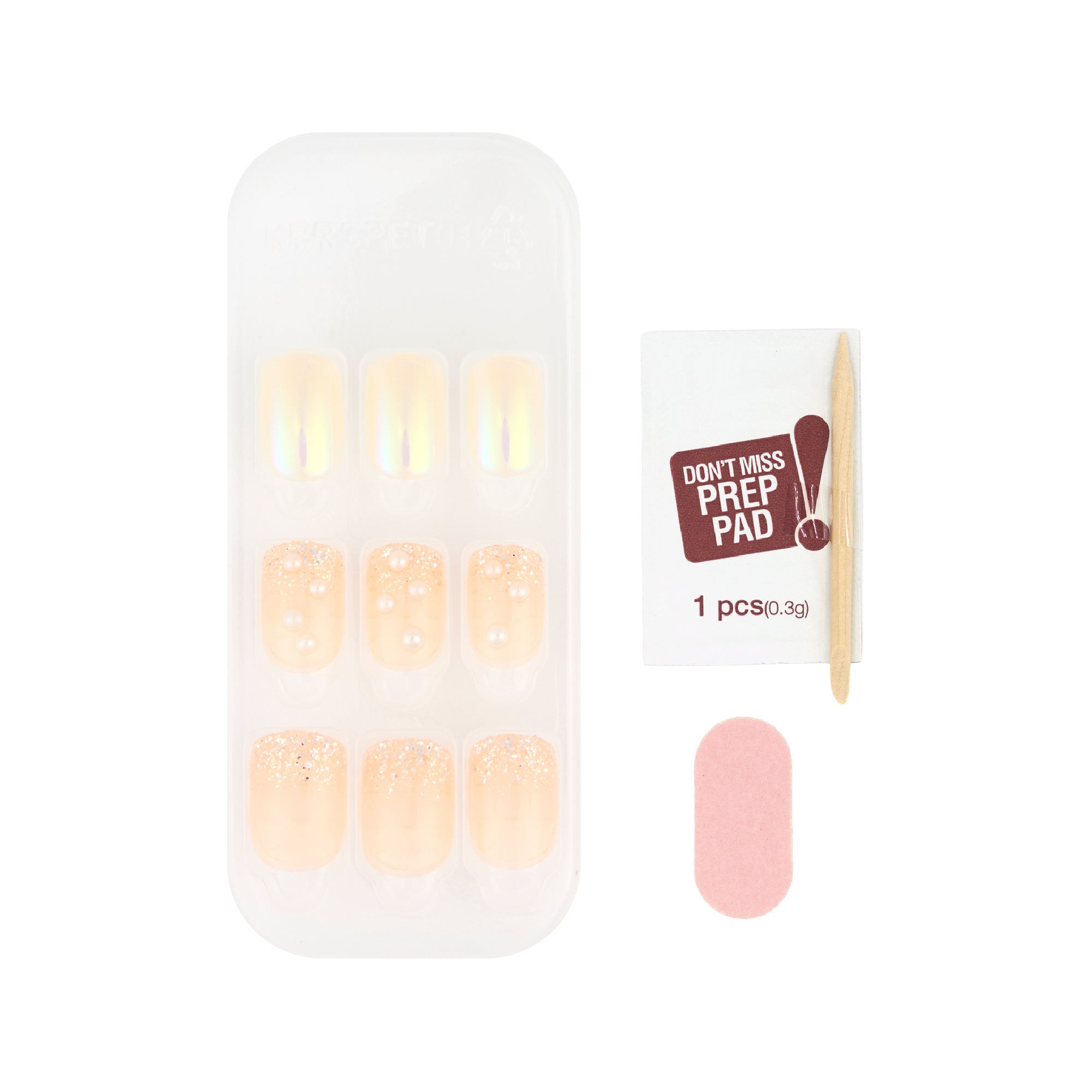 KPNA32K_extra_004"Kiss New York Press & Go Nails - Rhinestone & Pearl / #KPNA32K product view."