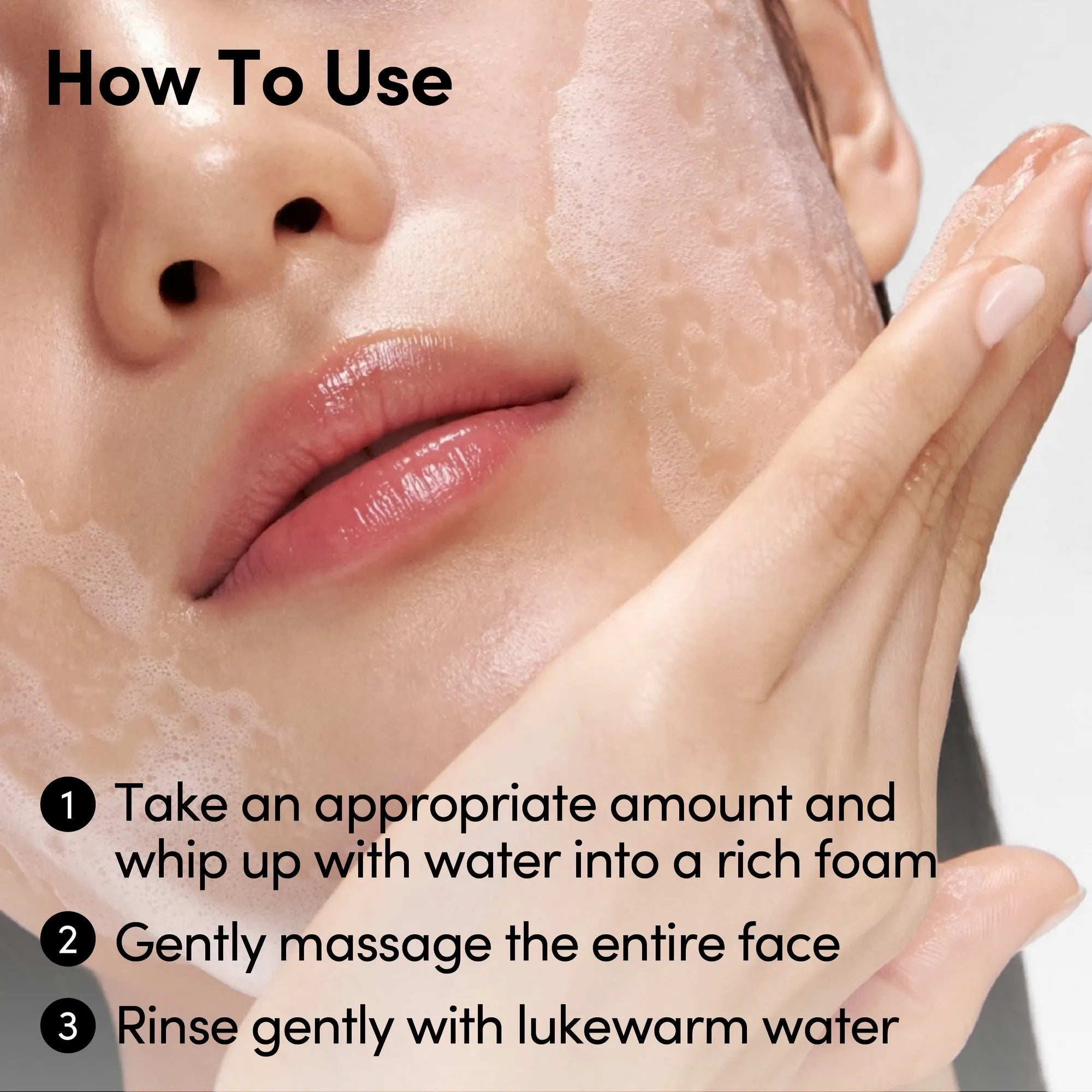 LAGOM Cellup pH Cure Foam Cleanser - Low pH Face Wash for Sensitive & Acne-Prone Skin, Mineral Salt Soothing Formula, Zero Irritation (120ml / 4.05 fl.oz) product view.