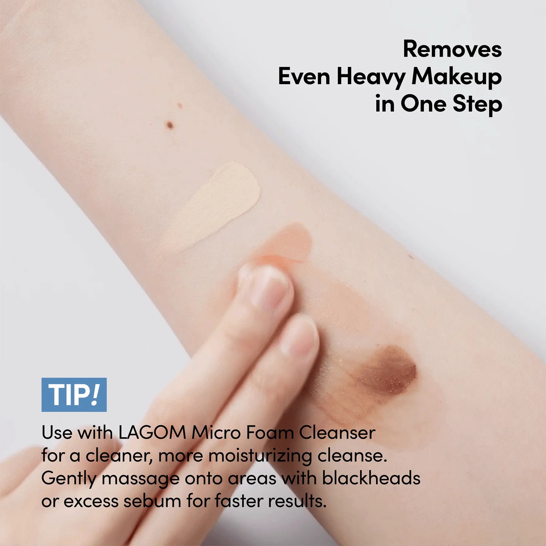 LAGOM Cellup Micro Pore Cleansing Oil - Hydrating Pore & Blackhead Care, Gentle Daily Makeup Remover with Natural Plant Oils (200ml / 6.76 fl.oz) product view.