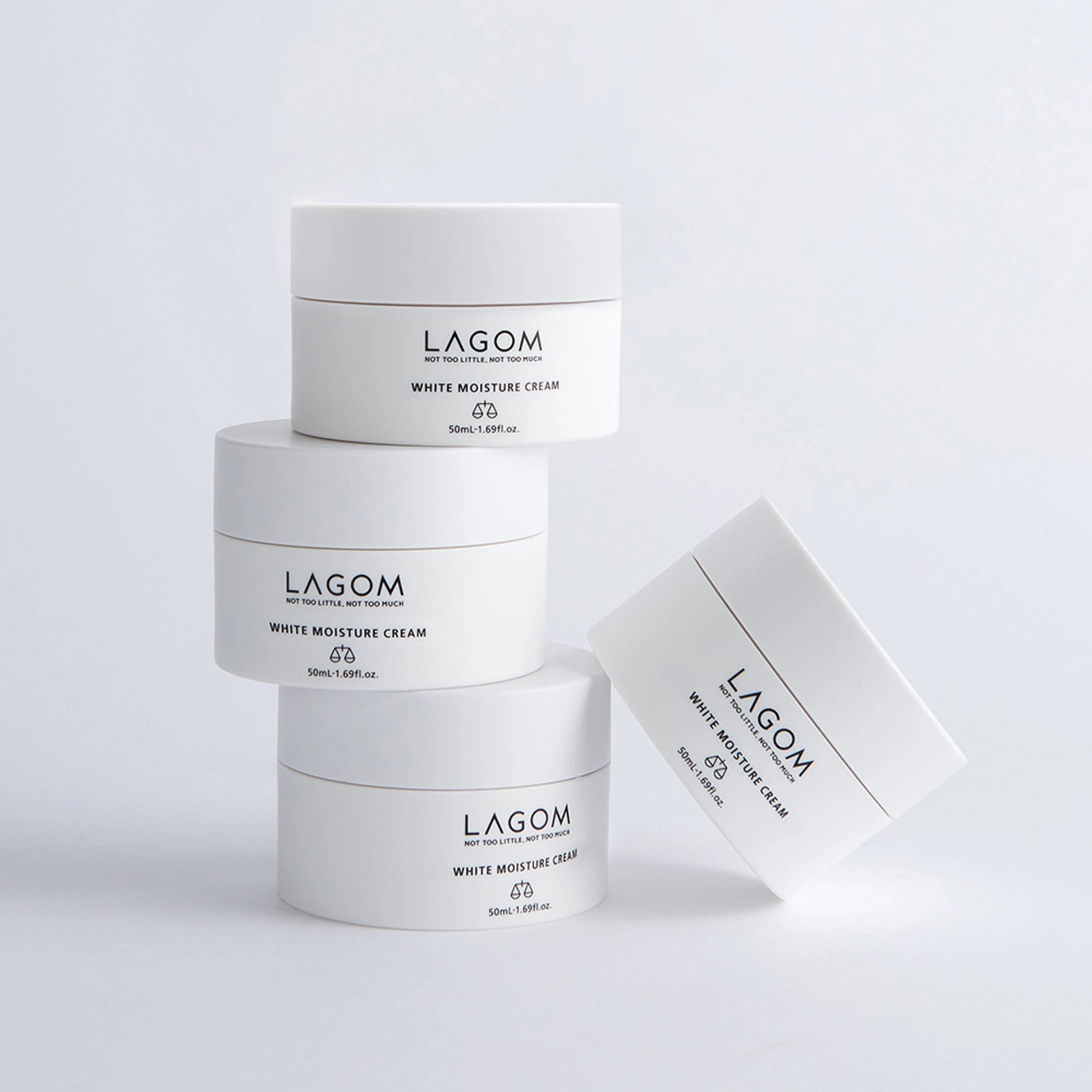 LAGOM Cellus White Moisture Cream - Brightening Face Moisturizer with 2% Niacinamide & Shea Butter - Silky Korean Skincare for Dark Spots, Dullness & Dehydrated Oily Skin - 1.69 fl.oz. product view.