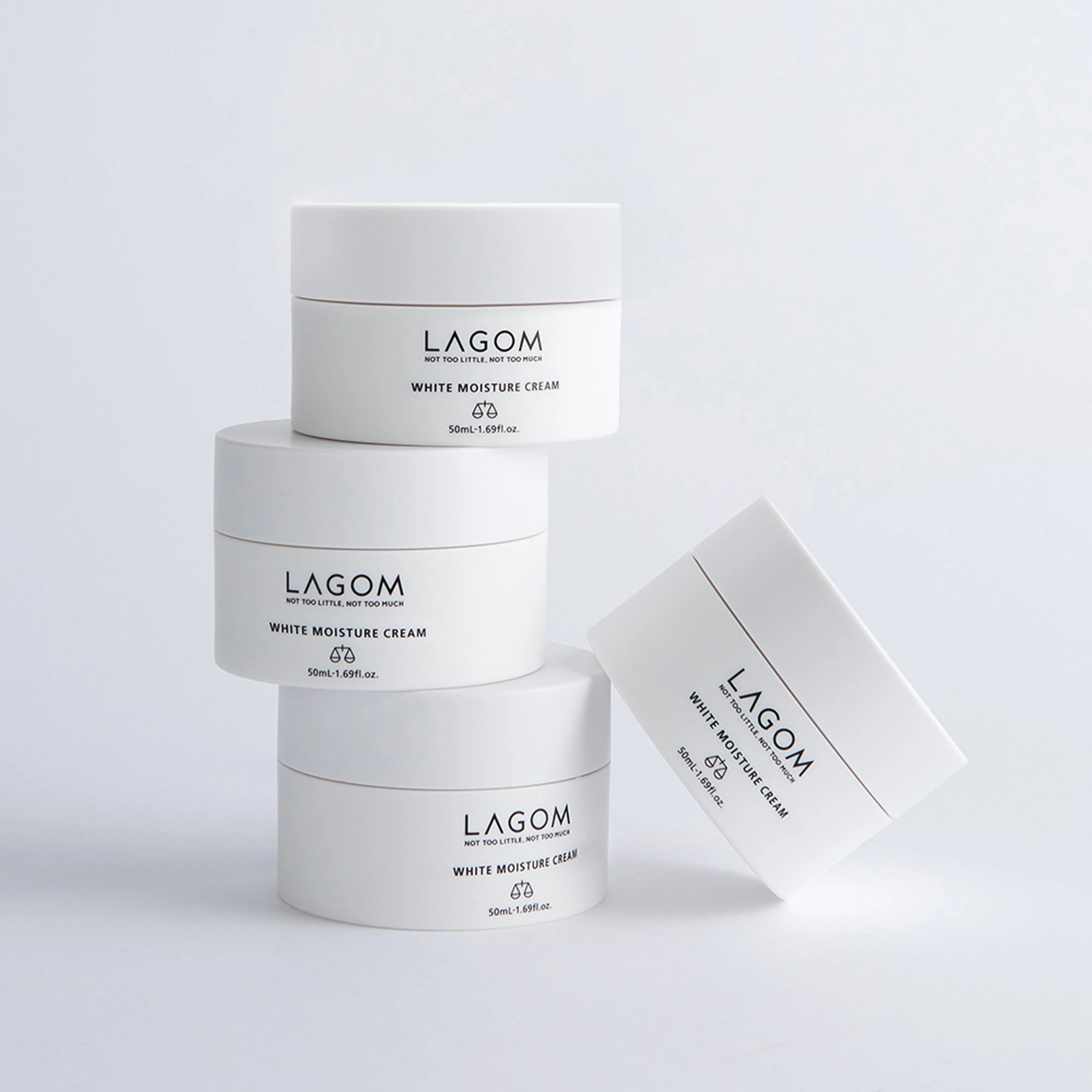 LAGOM Cellus White Moisture Cream - Brightening Face Moisturizer with 2% Niacinamide & Shea Butter - Silky Korean Skincare for Dark Spots, Dullness & Dehydrated Oily Skin - 1.69 fl.oz. product view.