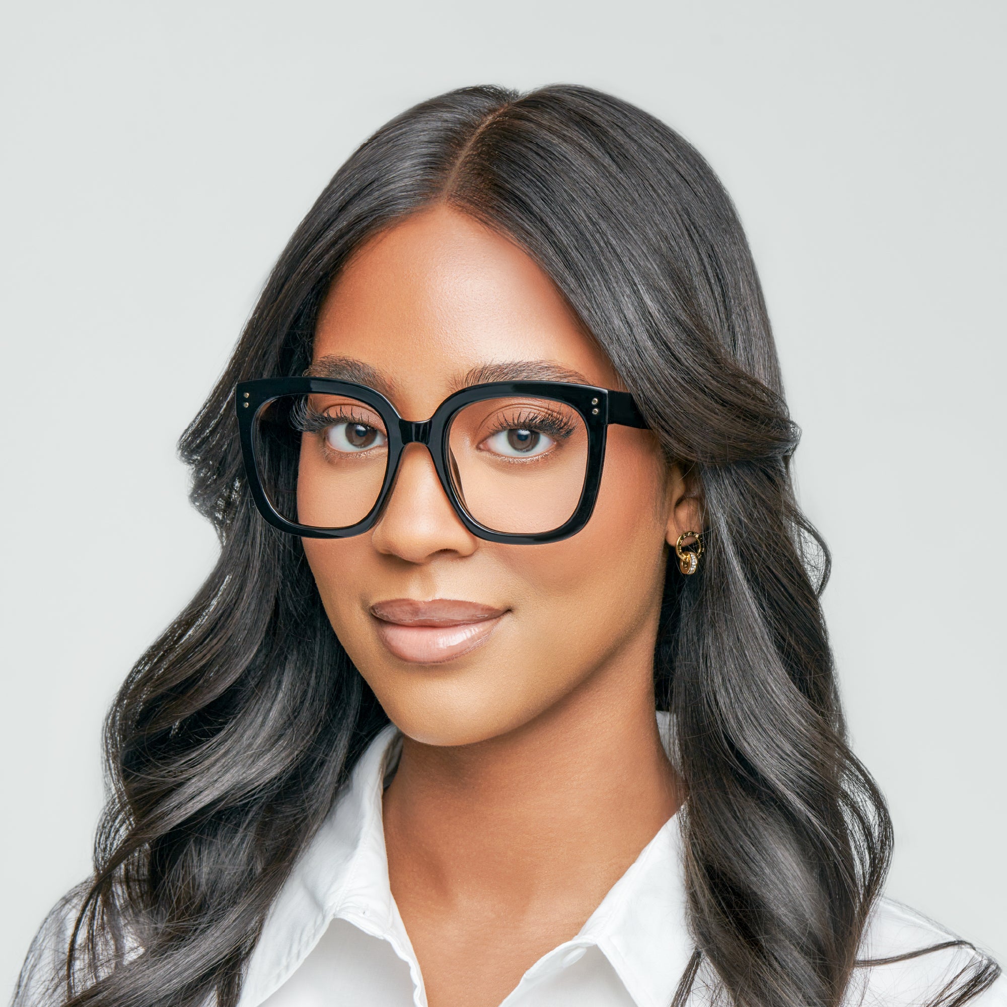 Mad Shade Retro Oversized Thick Square Glasses - Clear Lens Non-Prescription Frames