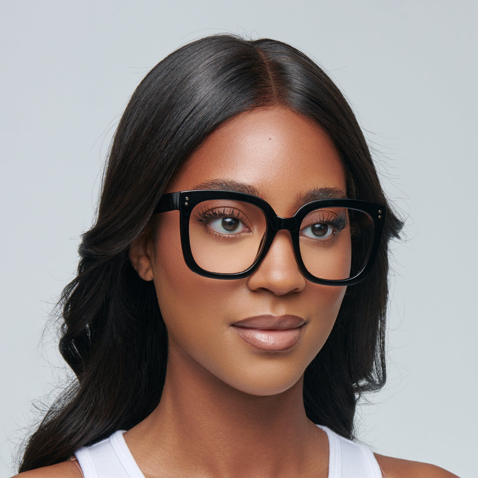 Mad Shade Retro Oversized Thick Square Glasses - Clear Lens Non-Prescription Frames