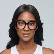 Mad Shade Retro Oversized Thick Square Glasses - Clear Lens Non-Prescription Frames