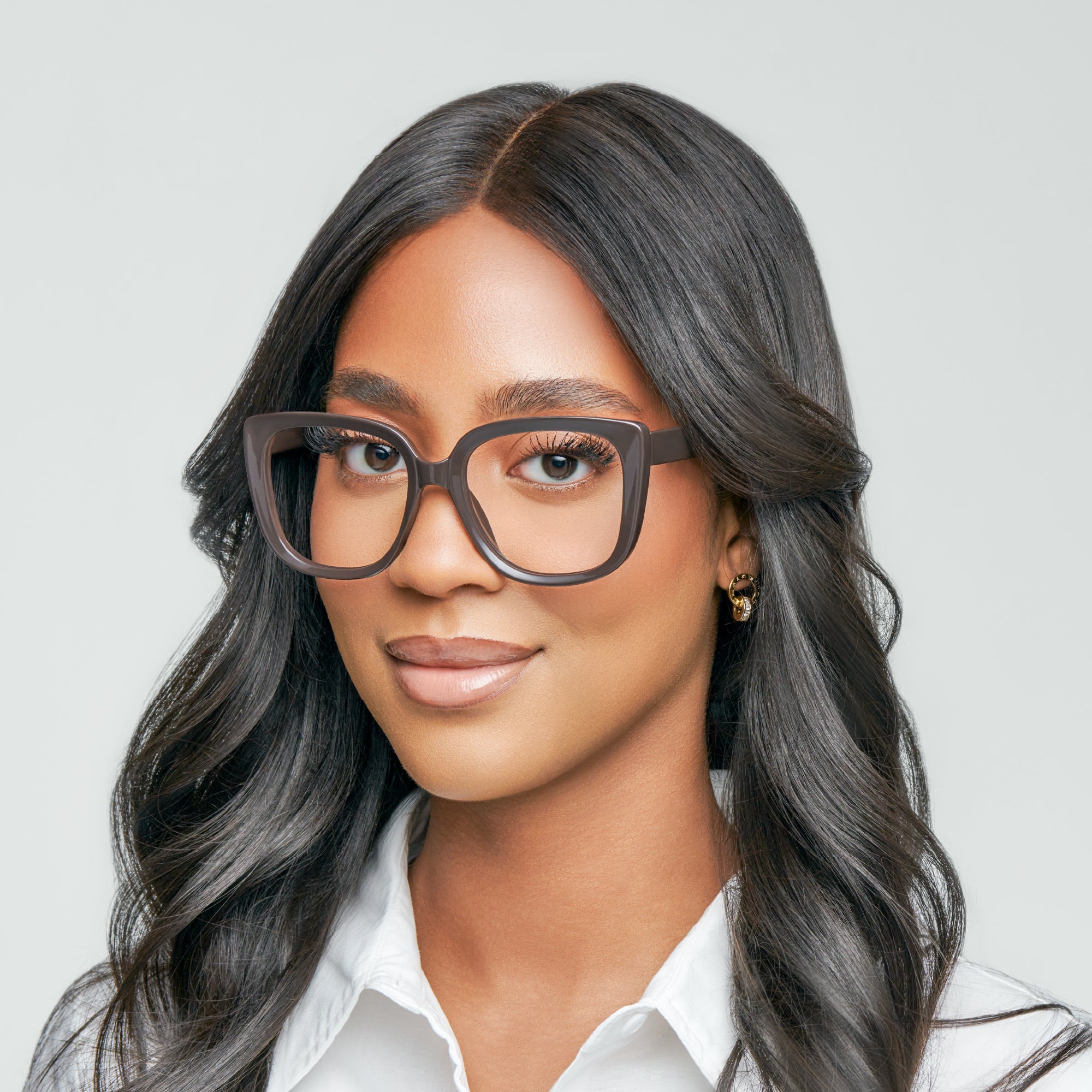 Mad Shade Thick Dark Brown Square Fake Glasses - 90s Retro Oversized Clear Lens Eyewear