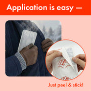 Air-Activated Adhesive Body Warmers Instant Heat Packs for Outdoor Activities
