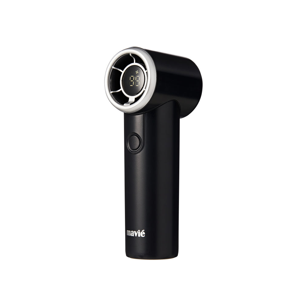 pfan03_extra_008 "MAVIÉ Ultra Mini Portable Fan, Powerful Pocket-Sized Handheld Fan, Rechargeable Personal Fan with 5 Speeds, LED Display, Long Battery Life for Travel & Makeup, main product view."