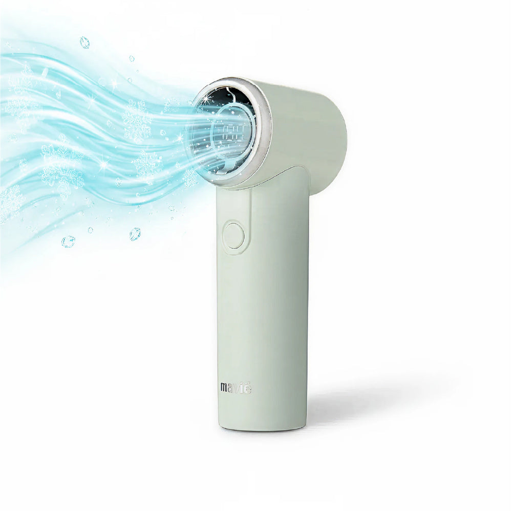 Ultra Mini Portable Fan, Powerful Pocket-Sized Handheld Fan, Rechargeable Personal Fan with 5 Speeds, LED Display, Long Battery Life for Travel & Makeup__Mint