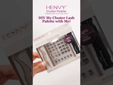Load video: Cluster Palette Kit - Refillable DIY Underlash Extension Palette with 36 Lash Clusters