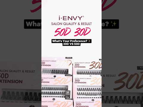 iENVY 50D Extension Cluster Lash – Ivy Beauty