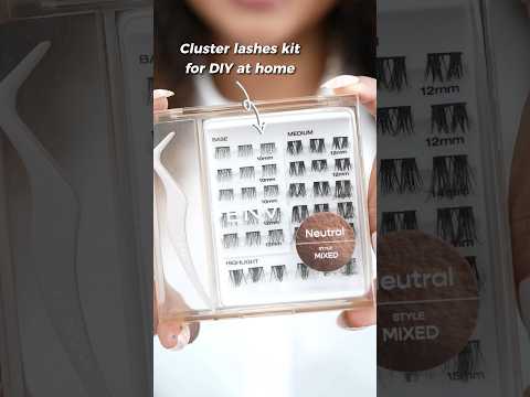 Load video: Cluster Palette Kit - Refillable DIY Underlash Extension Palette with 36 Lash Clusters