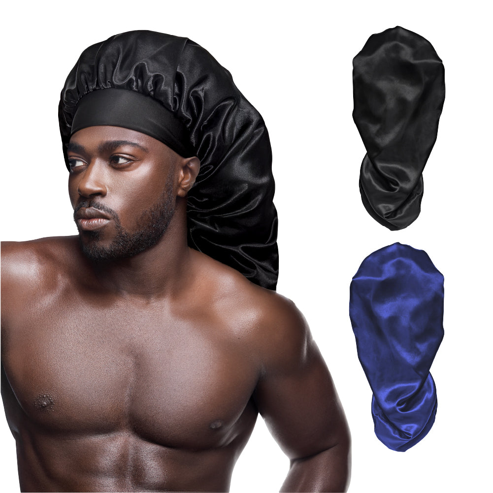 Men's Silky Satin Bonnet – Regular & Braid Size