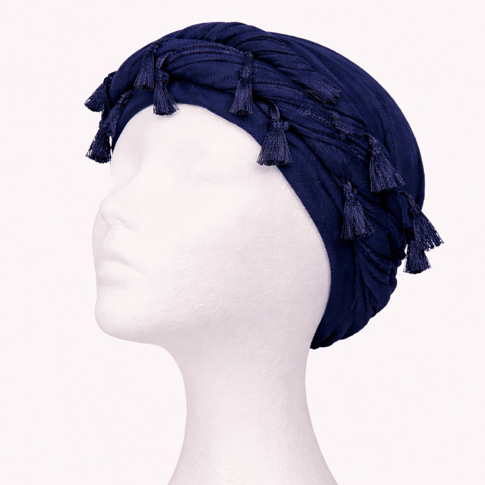 HD312_extra_003 "RED by KISS BOW WOW X Satin Lined Halo Tessel Turban Soft product view."