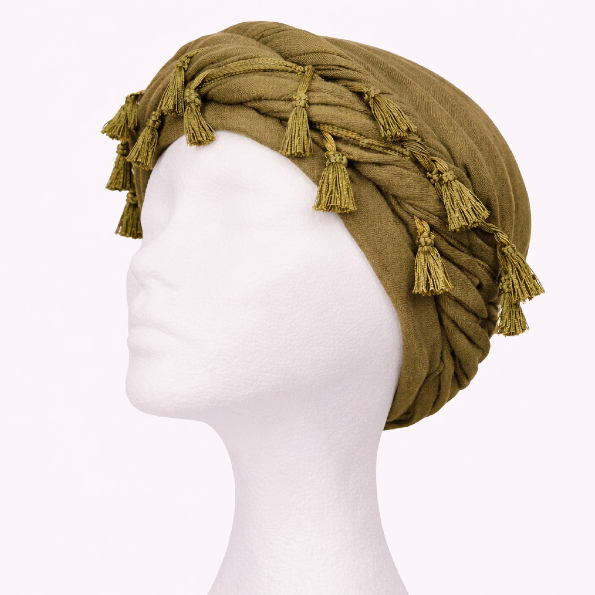HD313_extra_003 "RED by KISS BOW WOW X Satin Lined Halo Tessel Turban Soft product view."