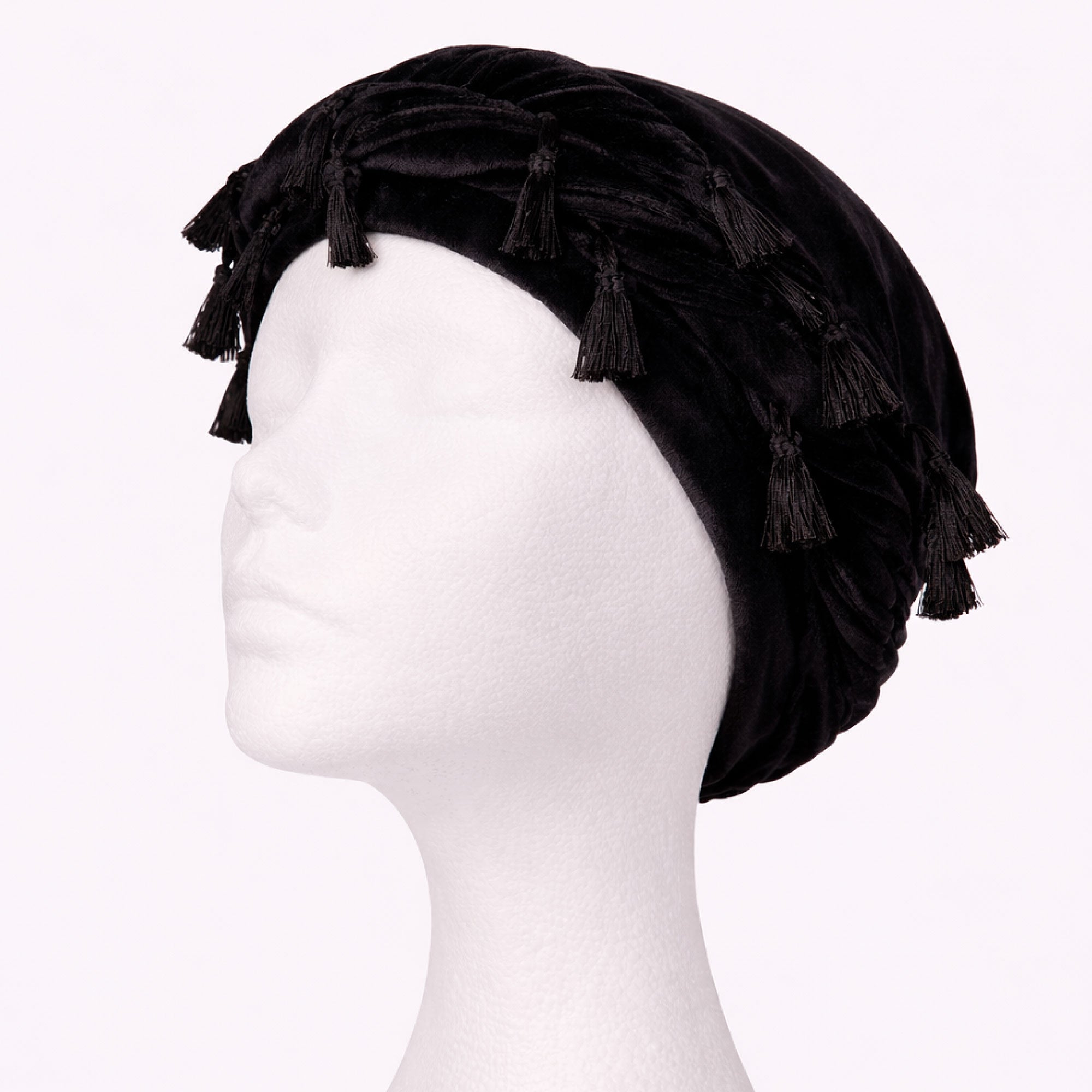 HD314_extra_004 "RED by KISS BOW WOW X Satin Lined Halo Tessel Turban Soft product view."