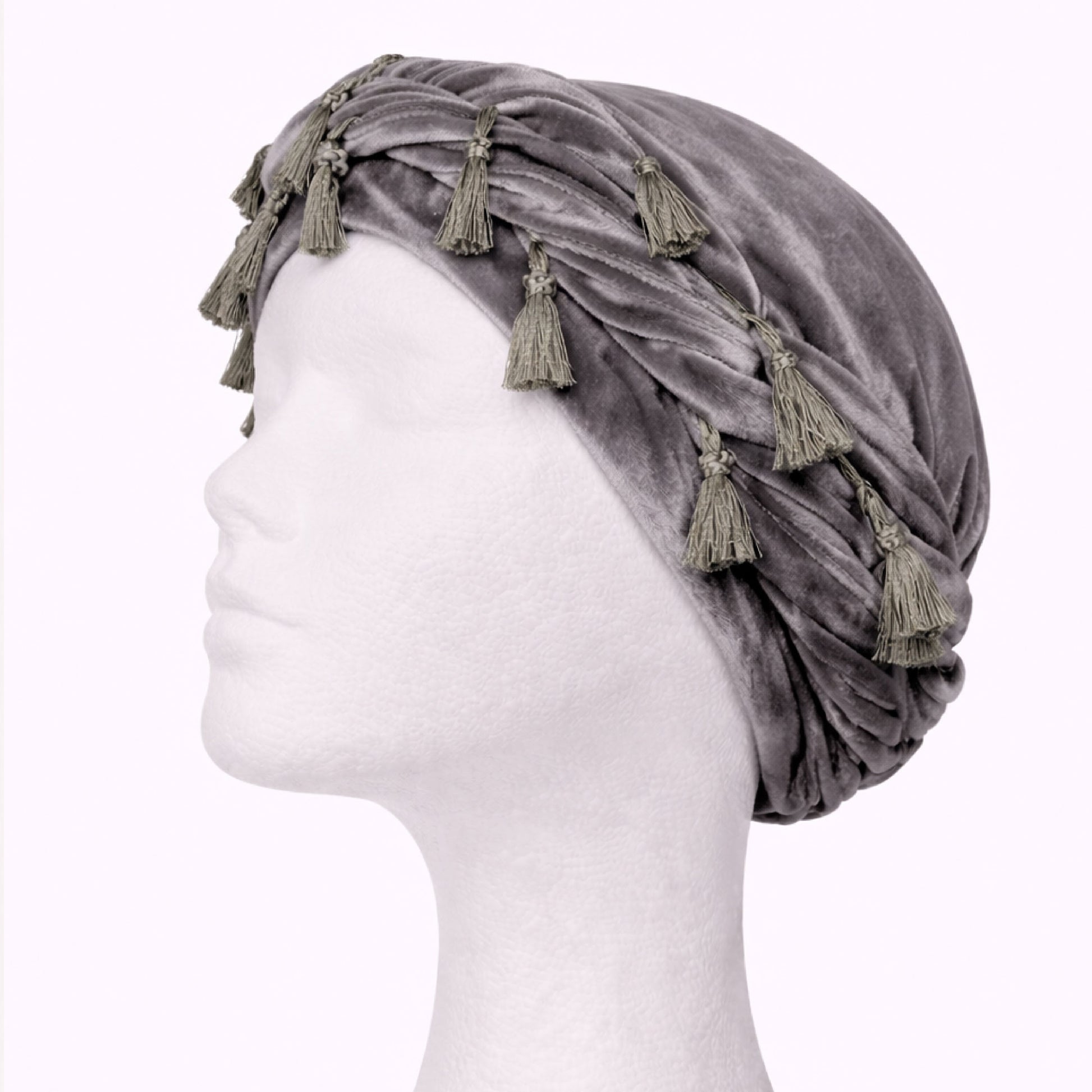 HD315_extra_004 "RED by KISS BOW WOW X Satin Lined Halo Tessel Turban Soft product view."