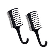 Waveup Duo Comb - Shampoo to Finish Detangling Comb for Smooth Styling