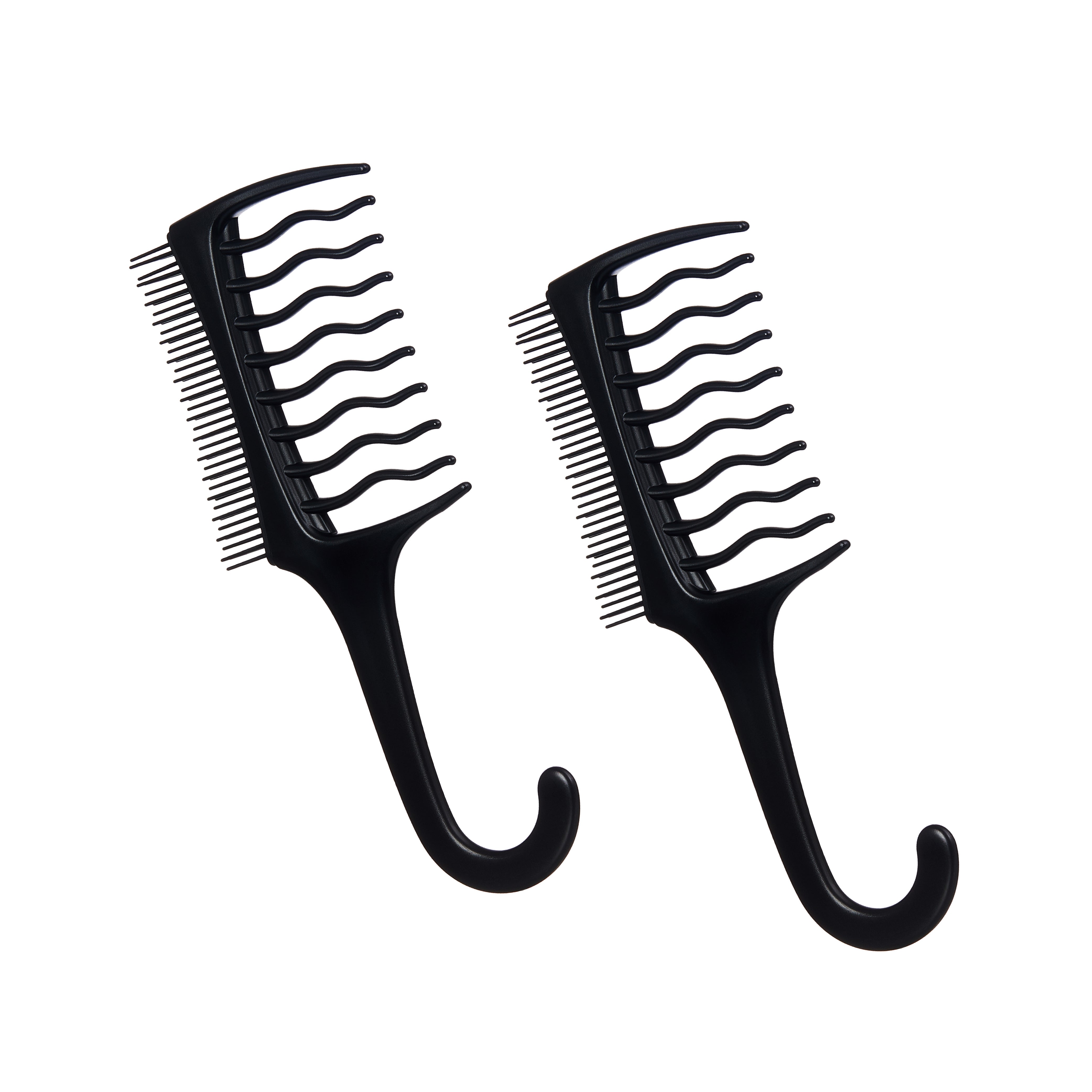 Waveup Duo Comb - Shampoo to Finish Detangling Comb for Smooth Styling