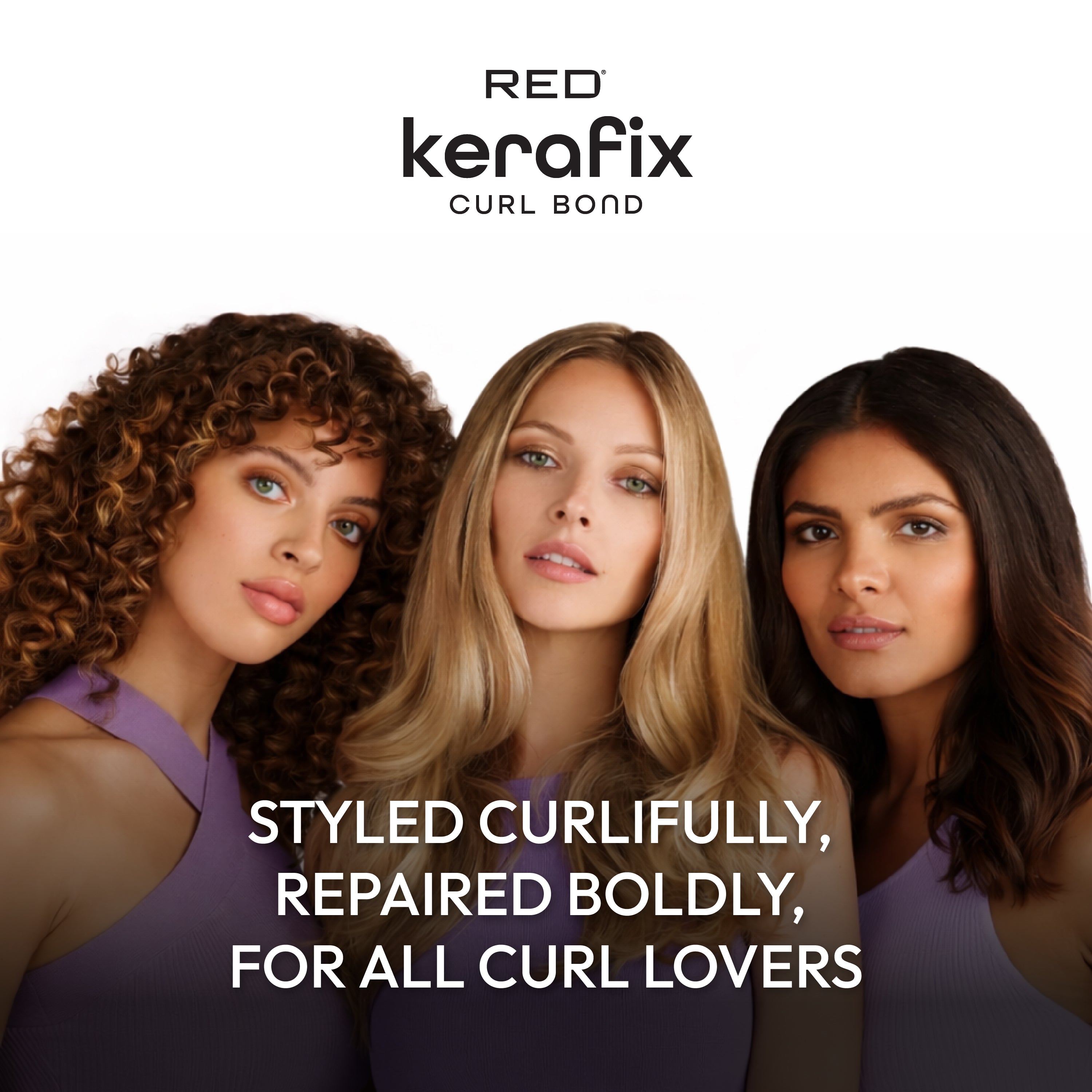 displayall_image_005 "RED by Kiss Kerafix Curl Bond Collection - Anti-Frizz Bond Repair Hair Styling & Essential Prep for All Curl Types (2A-4C), with Keratin & Coconut Oil product view."